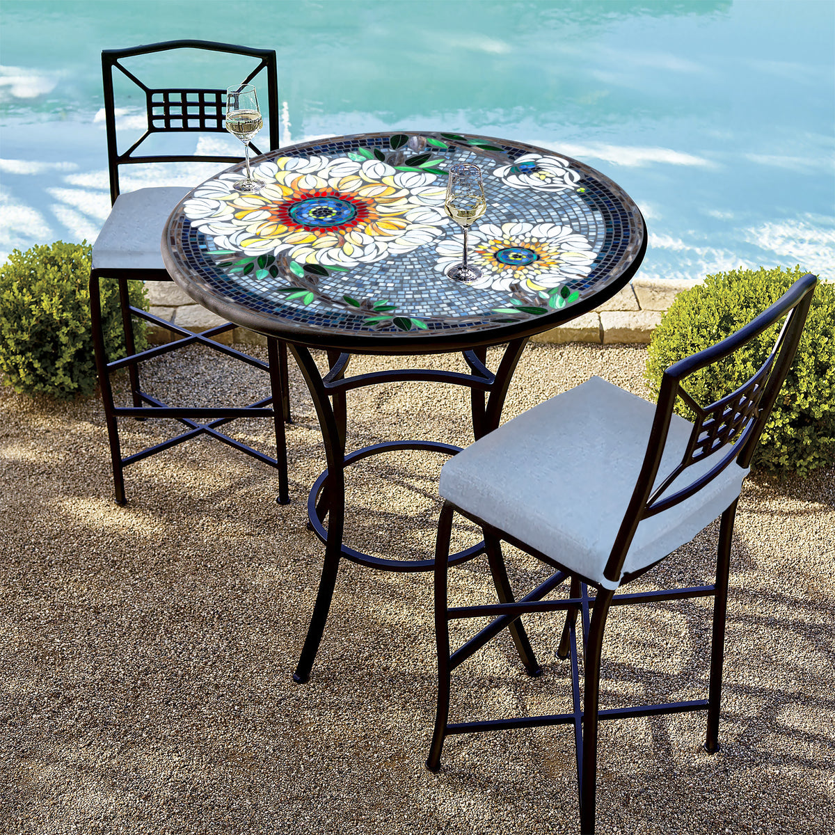 Florosol Mosaic High Dining Set