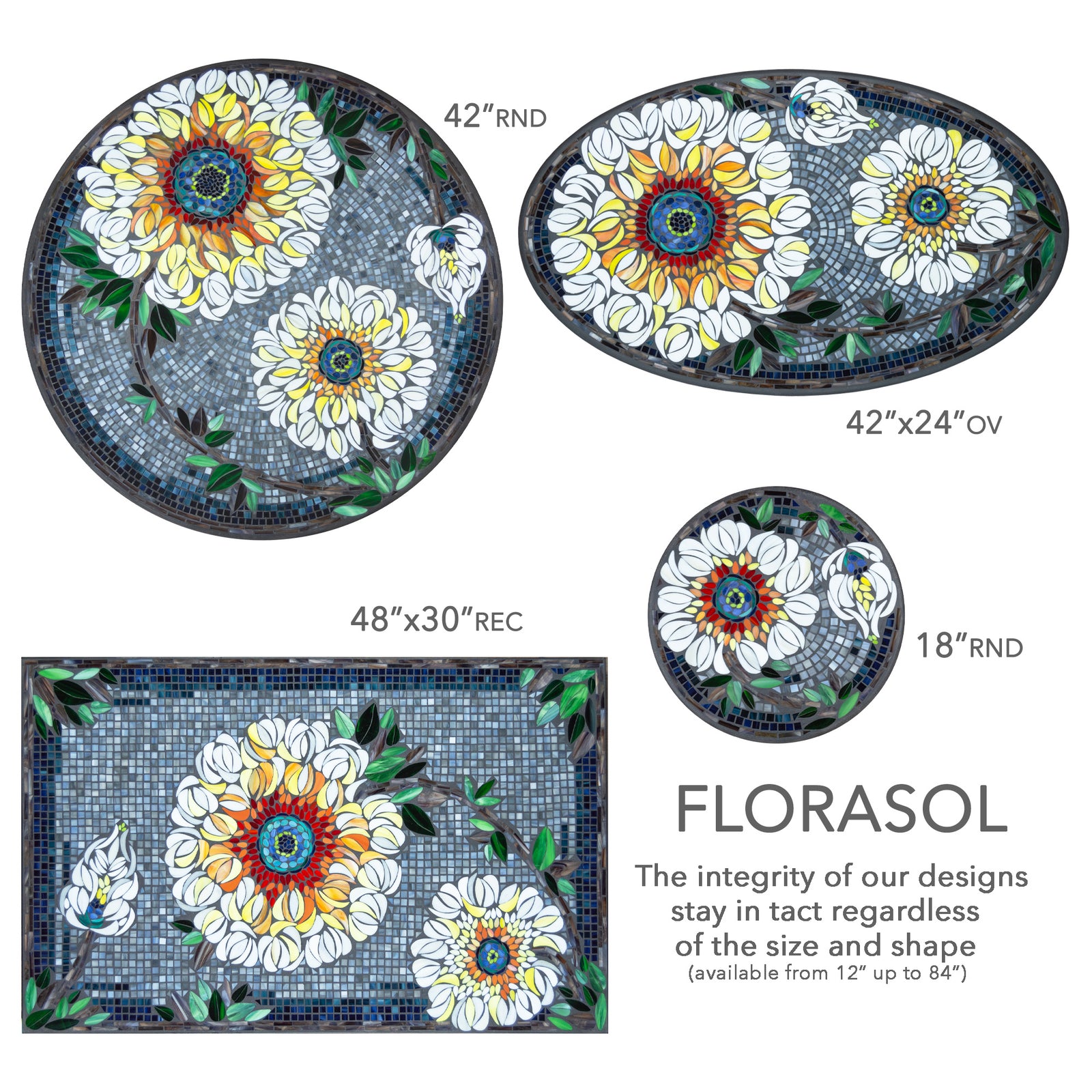 Florosol Mosaic Table Tops