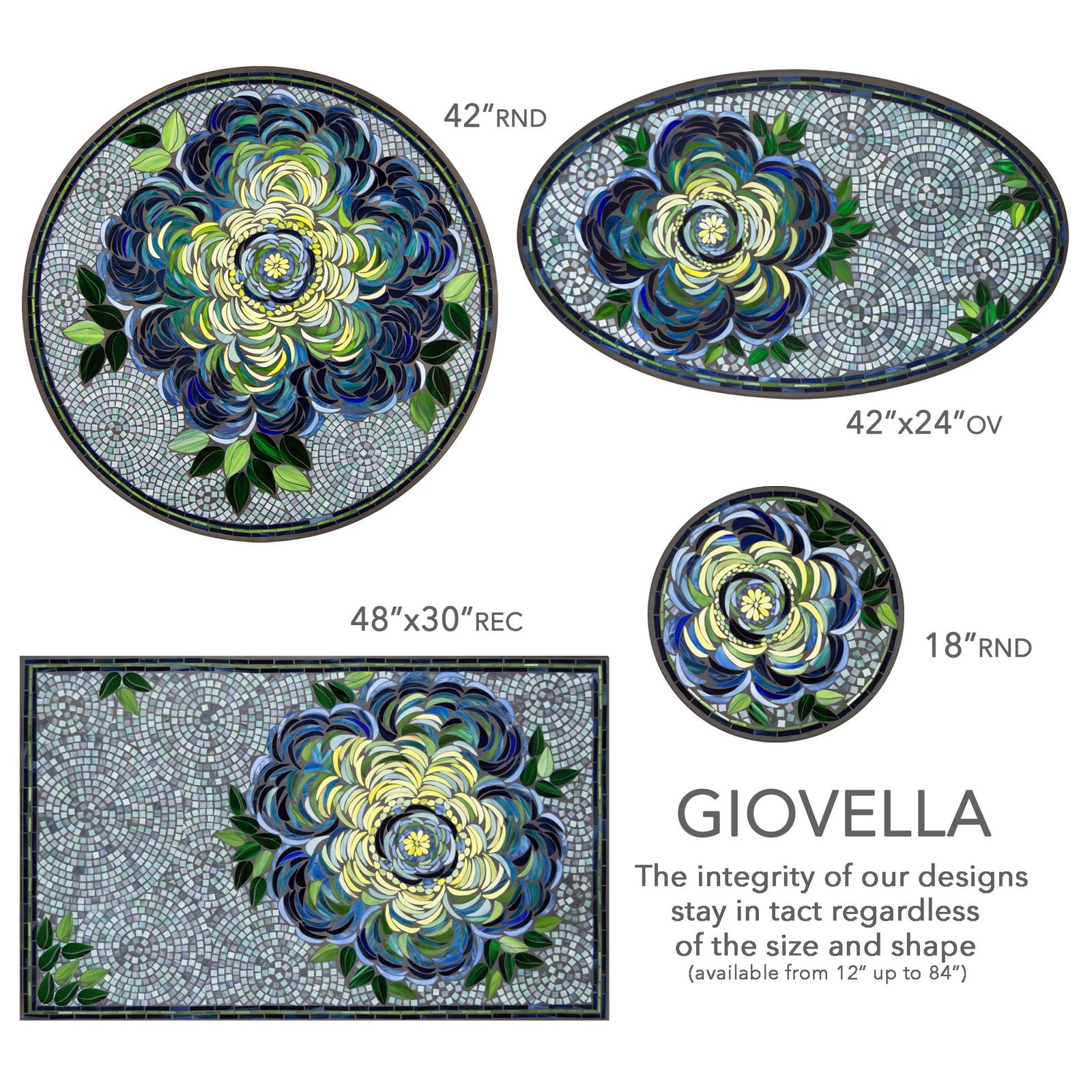 Giovella Mosaic Plant Stands