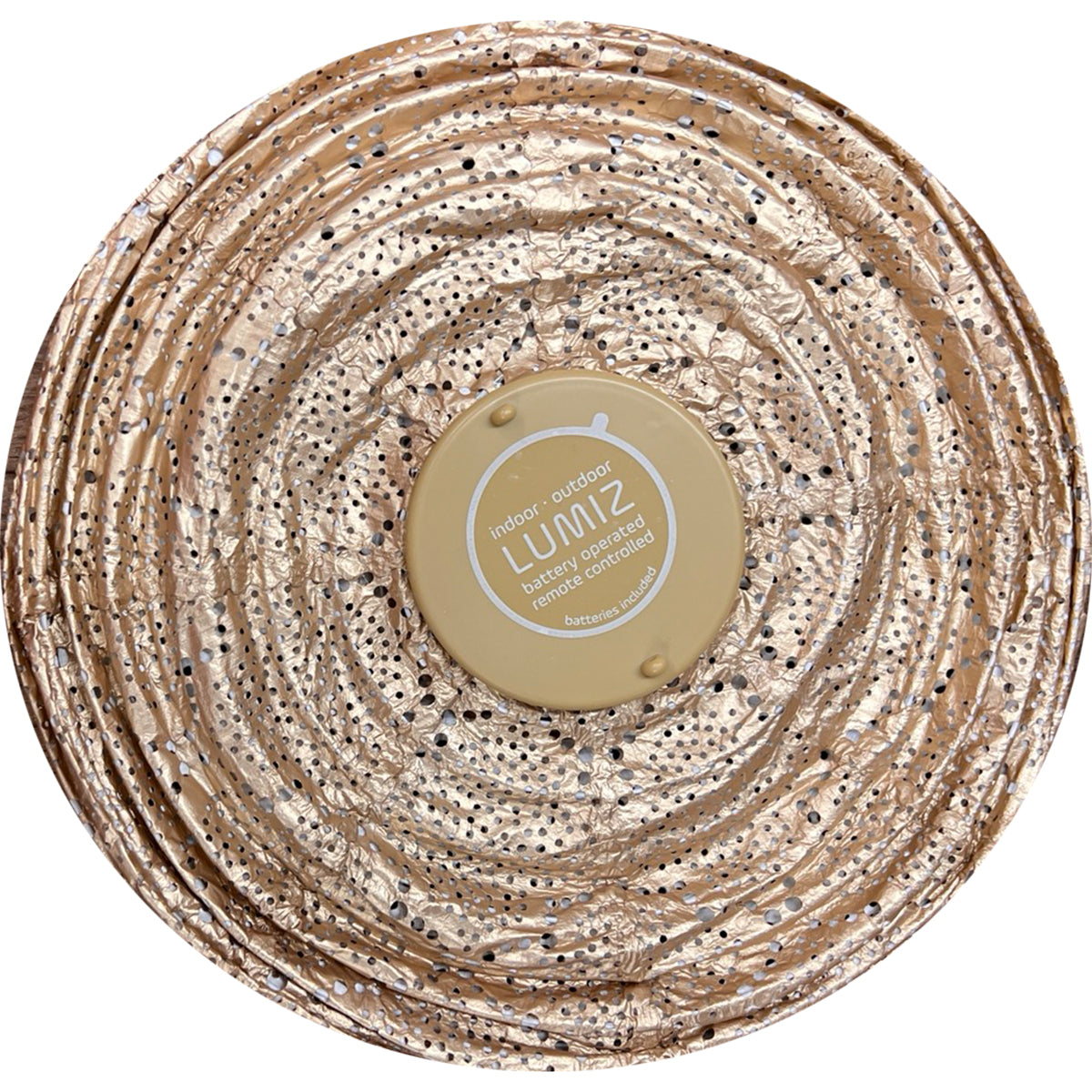 Diamond Lantern - Gold (Sashiko) | Tyvek Hanging Lantern