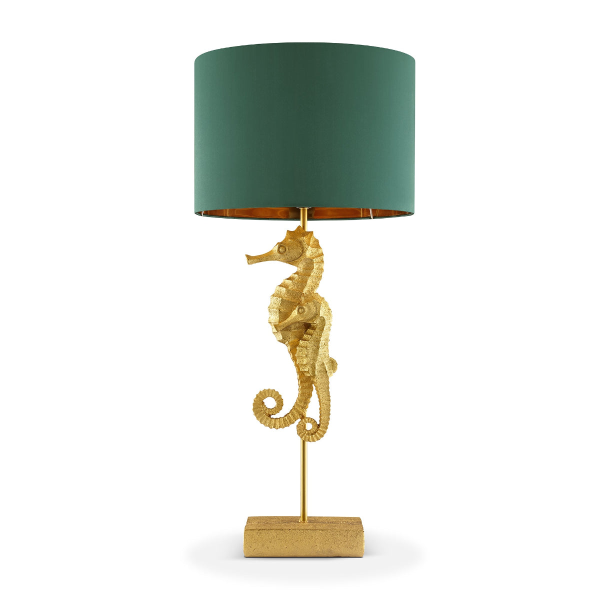 Golden Seahorse Desk Lamp