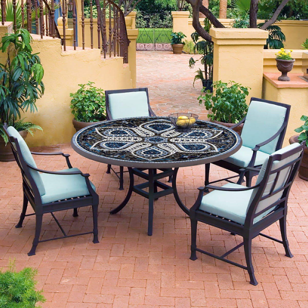 Grigio Mosaic Patio Table