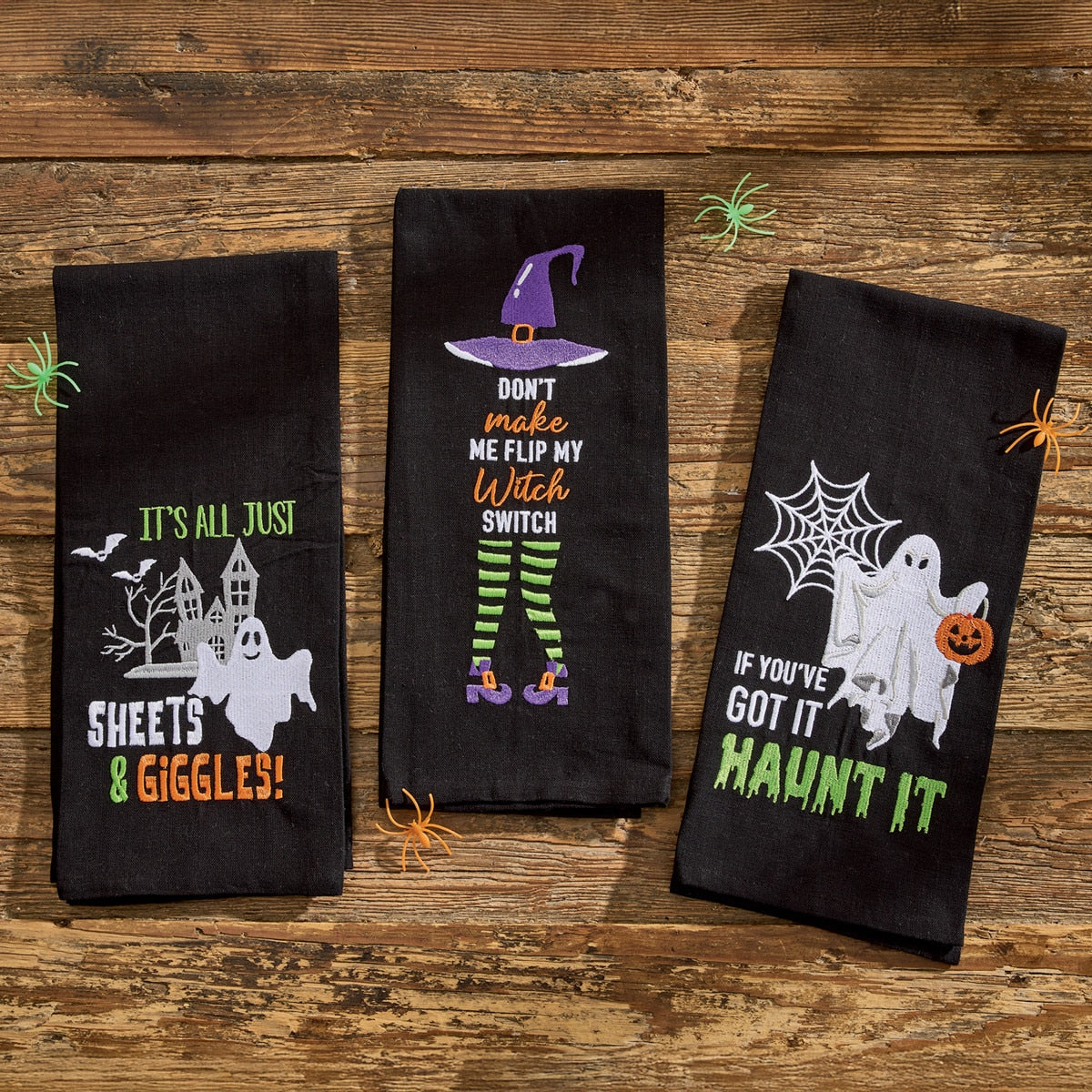 Haunted Humor Dish Towel Set