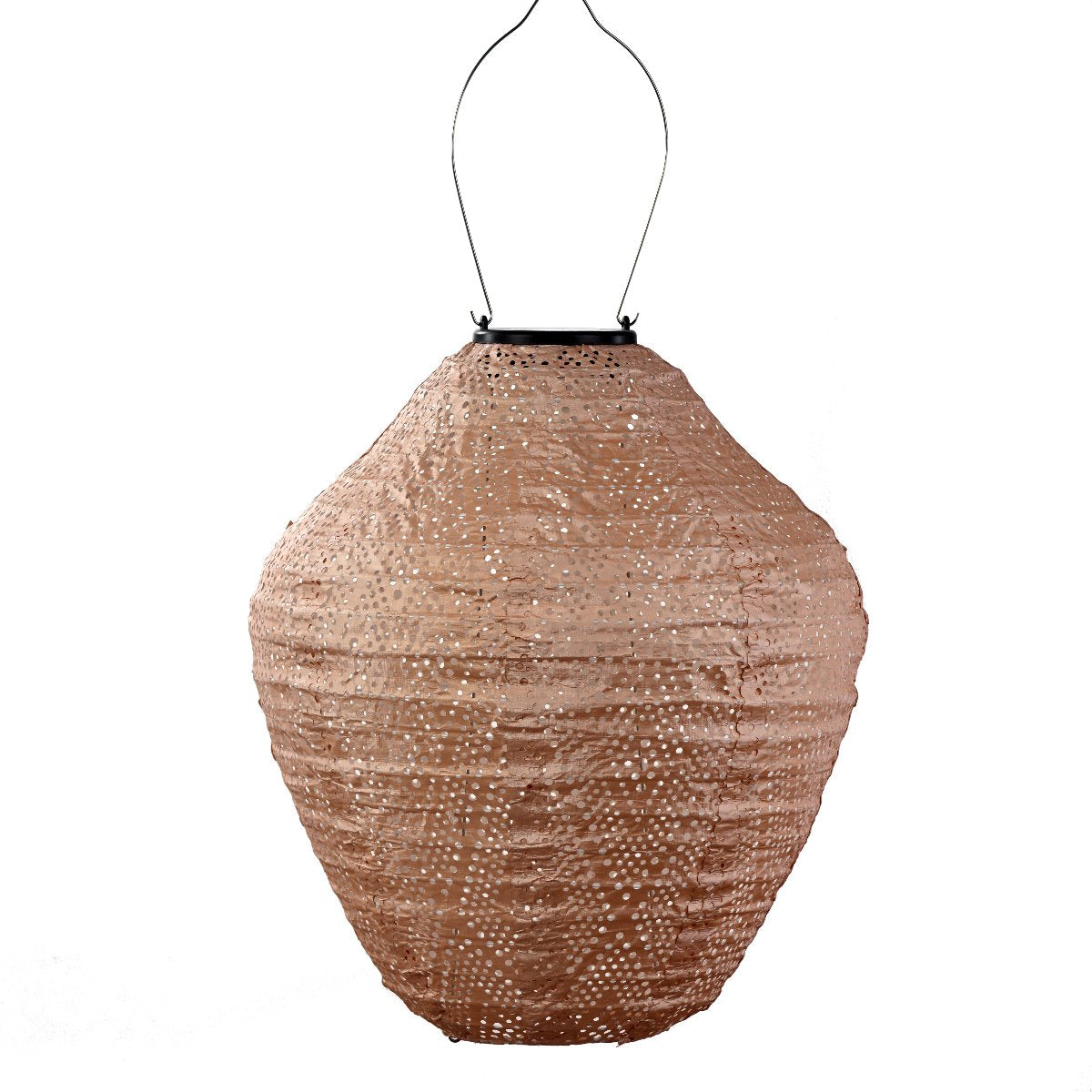 Indoor/Outdoor Jar Ikat Lantern - Pink