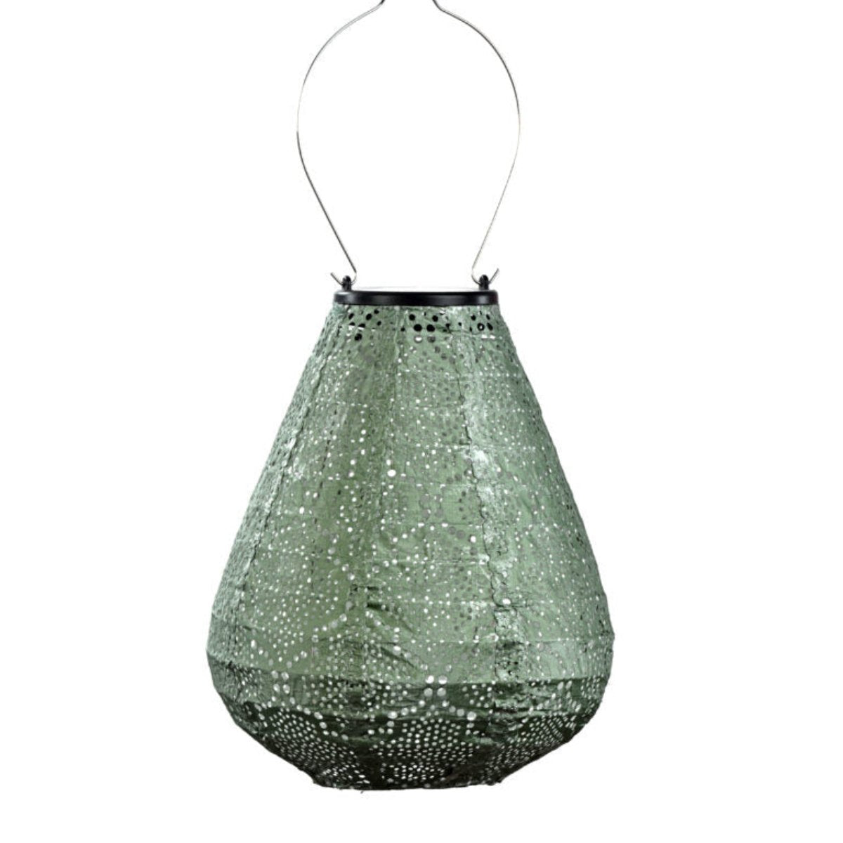 Indoor/Outdoor Tulip Bazaar Lantern - Sage Green