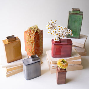 Jaipur Atelier Painted Metal Vase Set