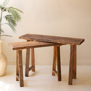 Jaipur Recycled Wood Console Duo