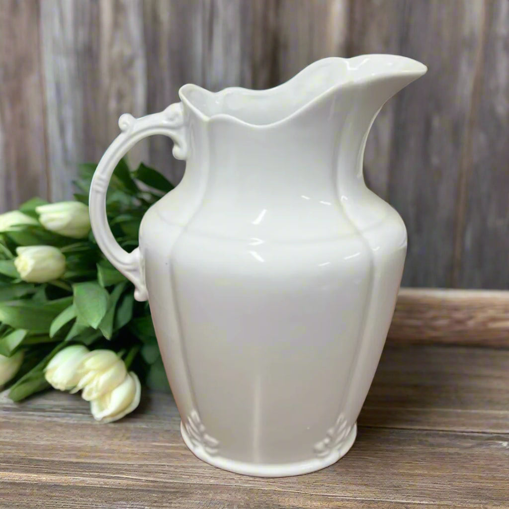 Laurel Stoneware Pitcher