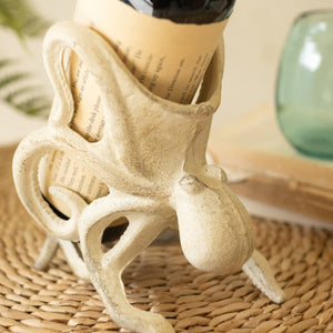 Mariner Cast Iron Octopus Wine Holder
