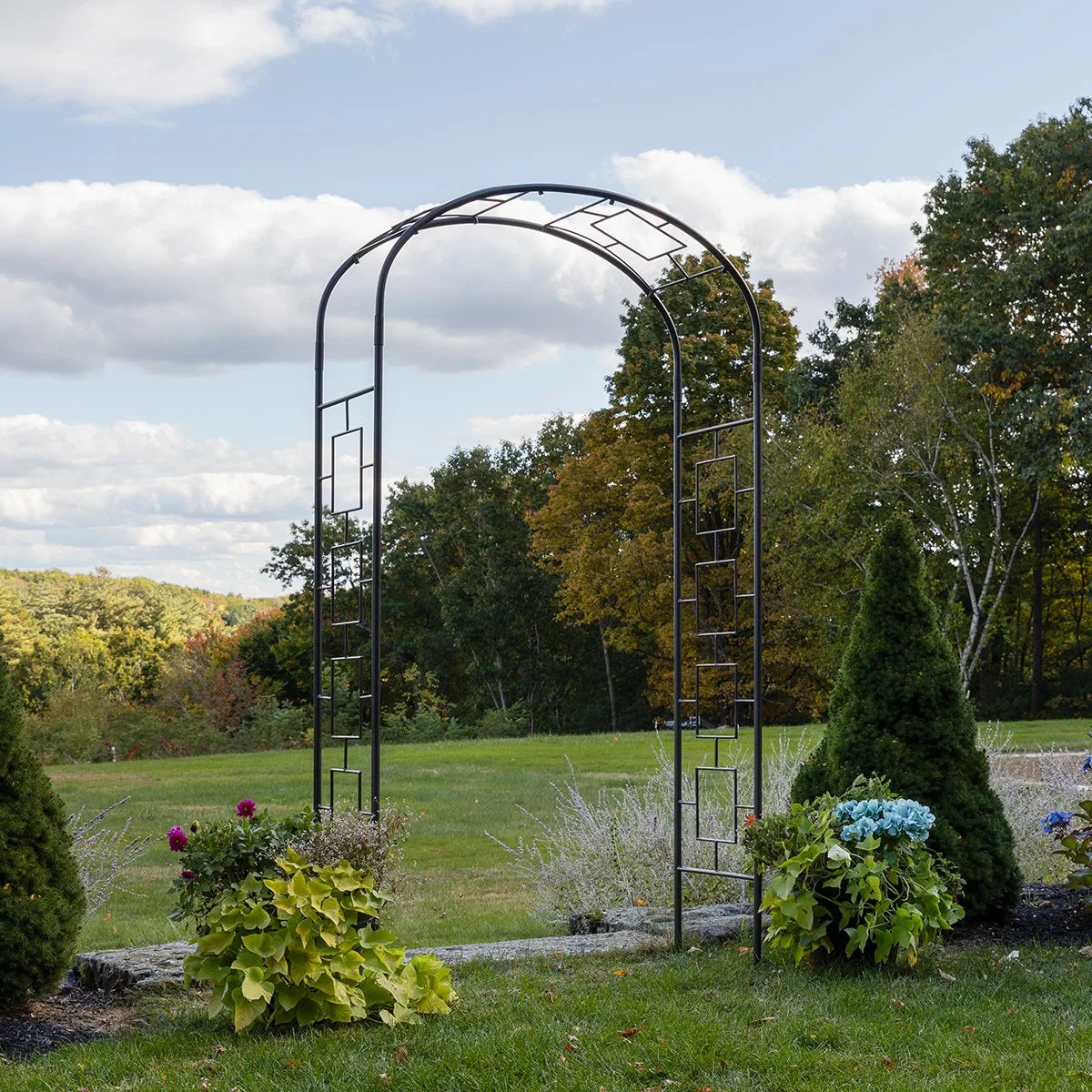 Modernite Wrought Iron Arbor