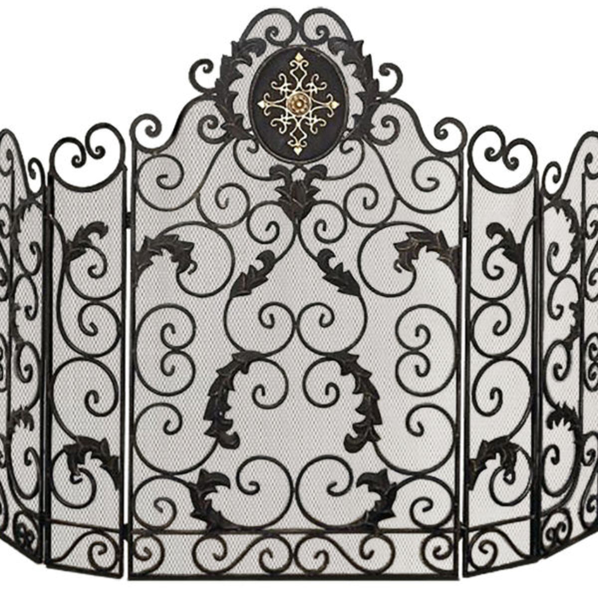 Monogram Curved Fireplace Screen