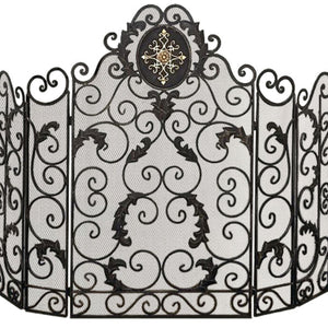 Monogram Curved Fireplace Screen