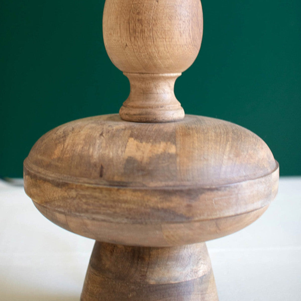 Artisan's Spindle Wooden Lamp