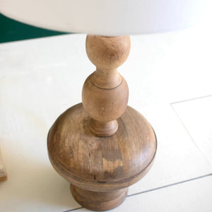 Artisan's Spindle Wooden Lamp