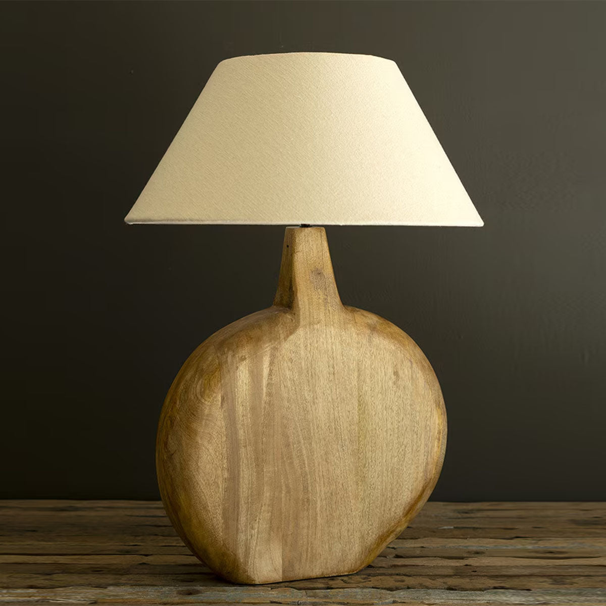 Classic Wooden Lamp Timeless Table Lamp Iron Accents