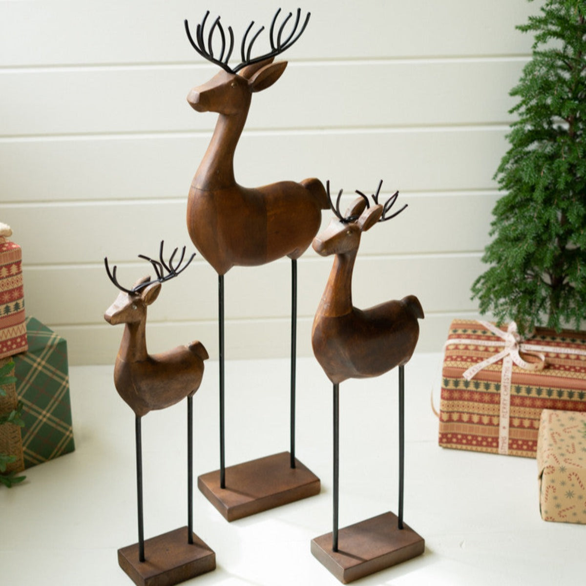 Wood & Iron Reindeer