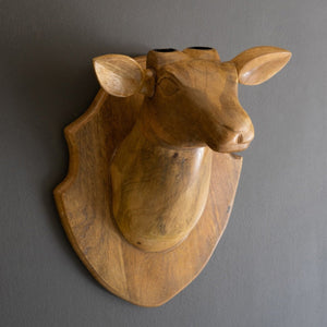 Savannah Grove Carved Deer Head