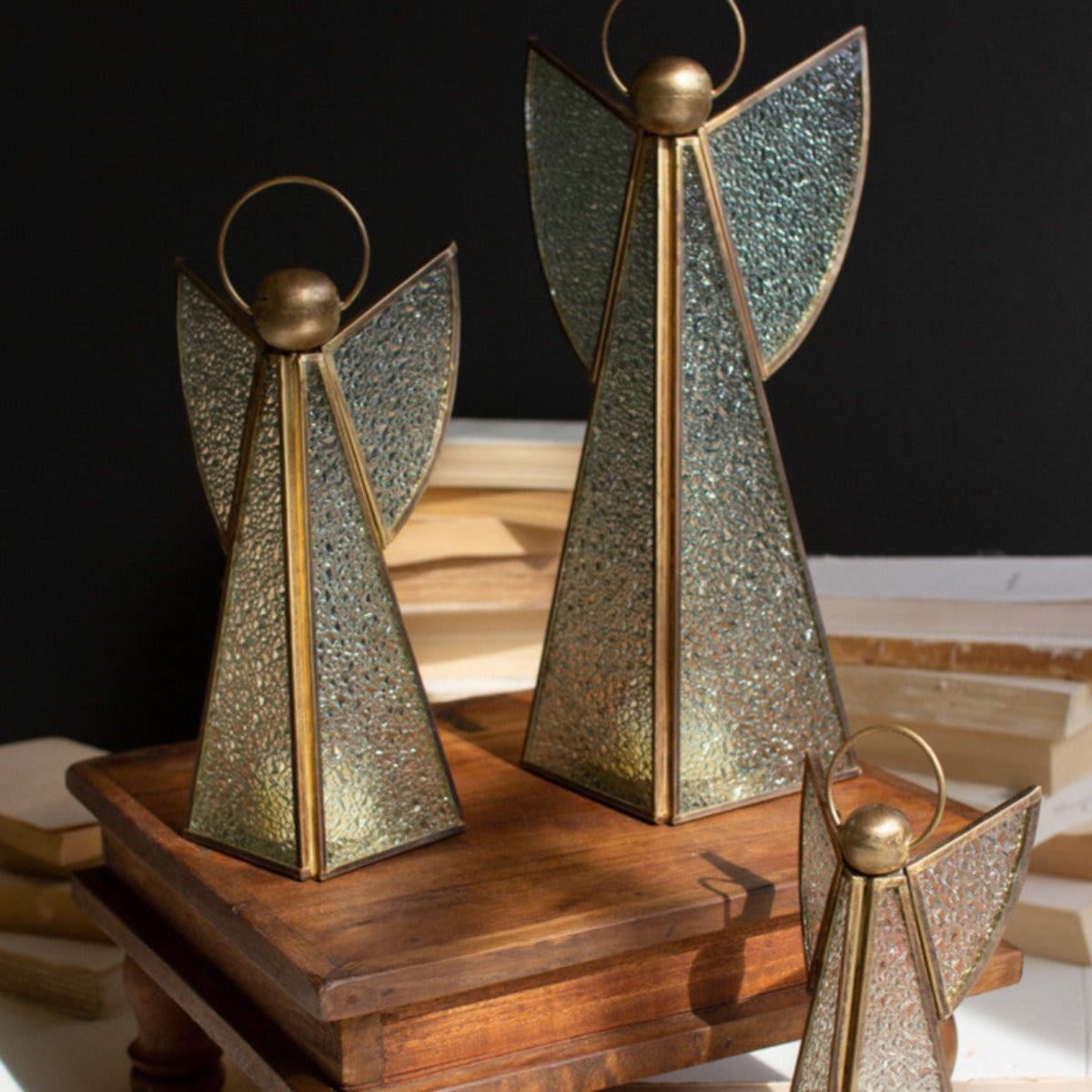 Brass & Glass Angels