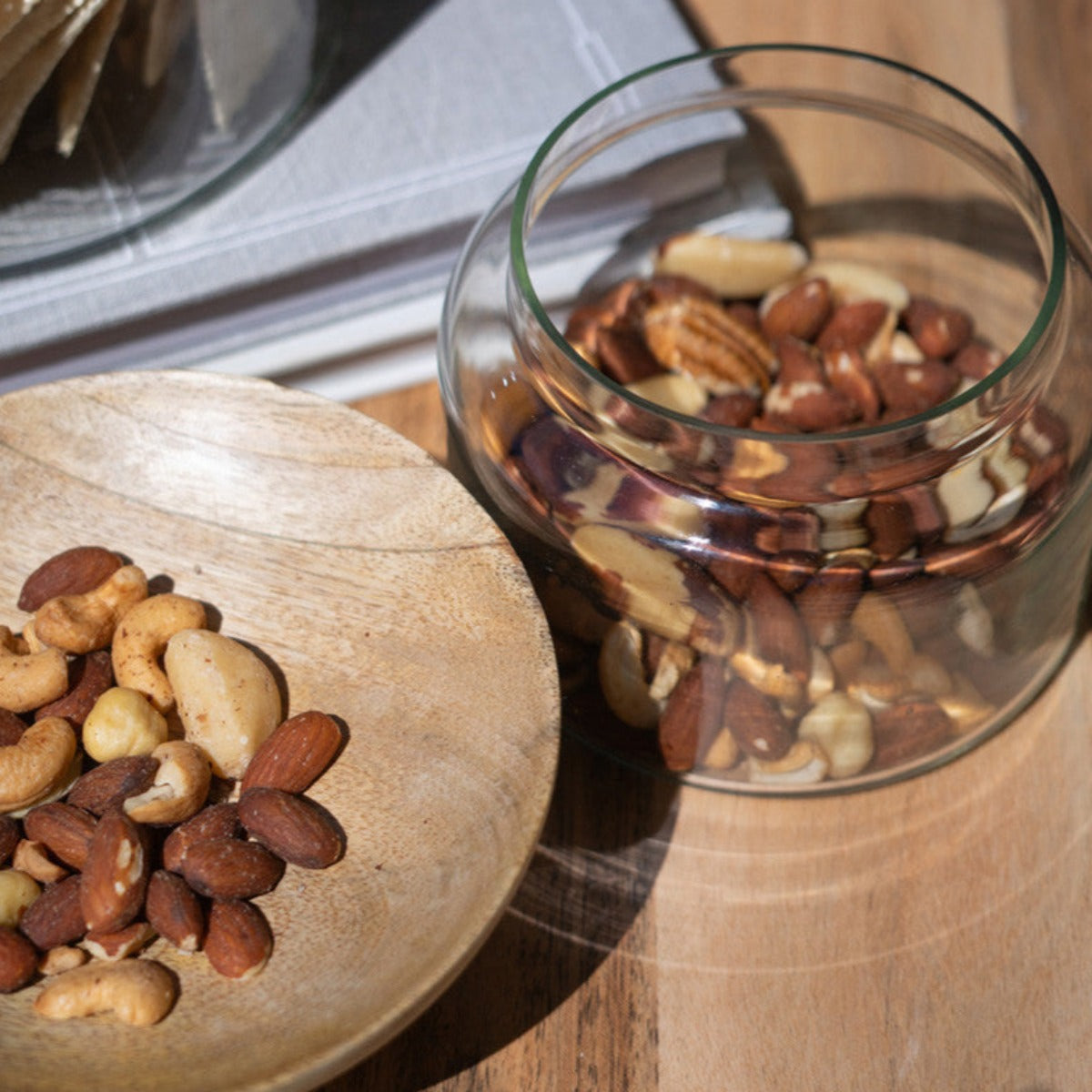 Bowl Top Glass Canisters