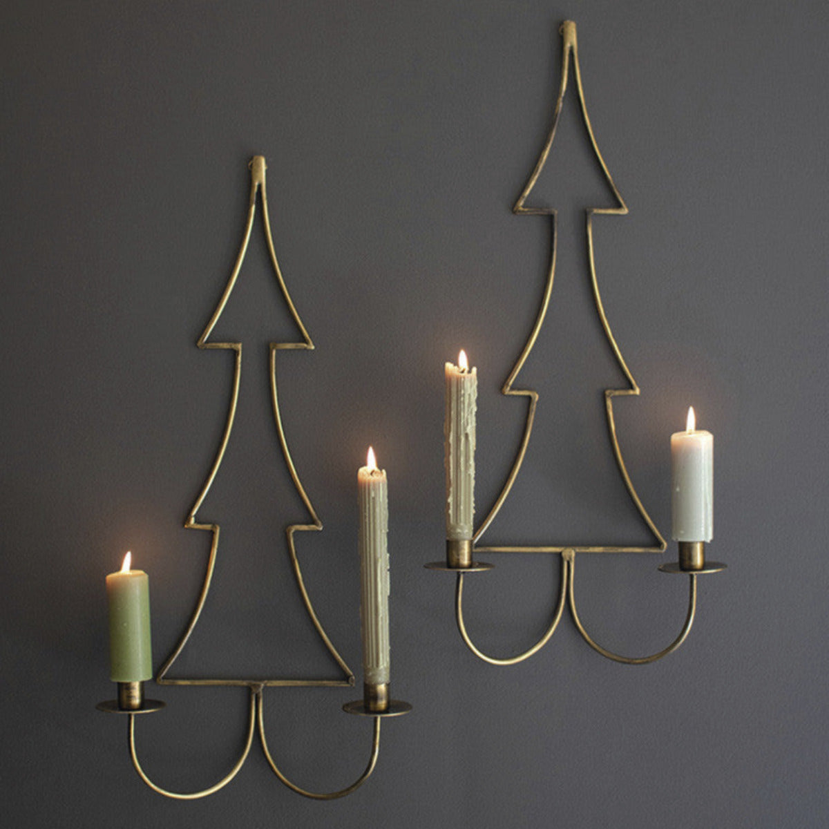Yuletide Glow Sconces