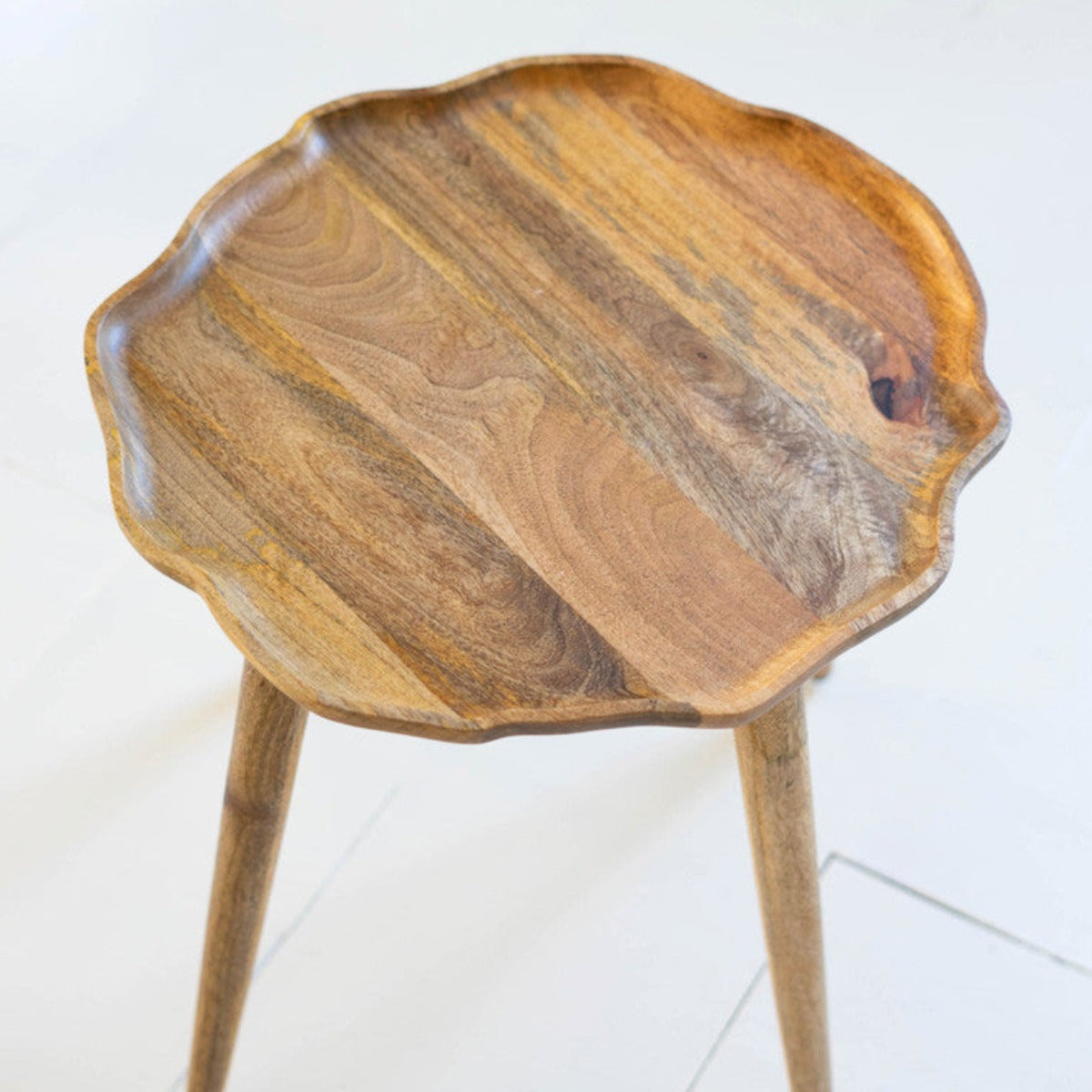 Rustic Chic Wooden Accent Stool