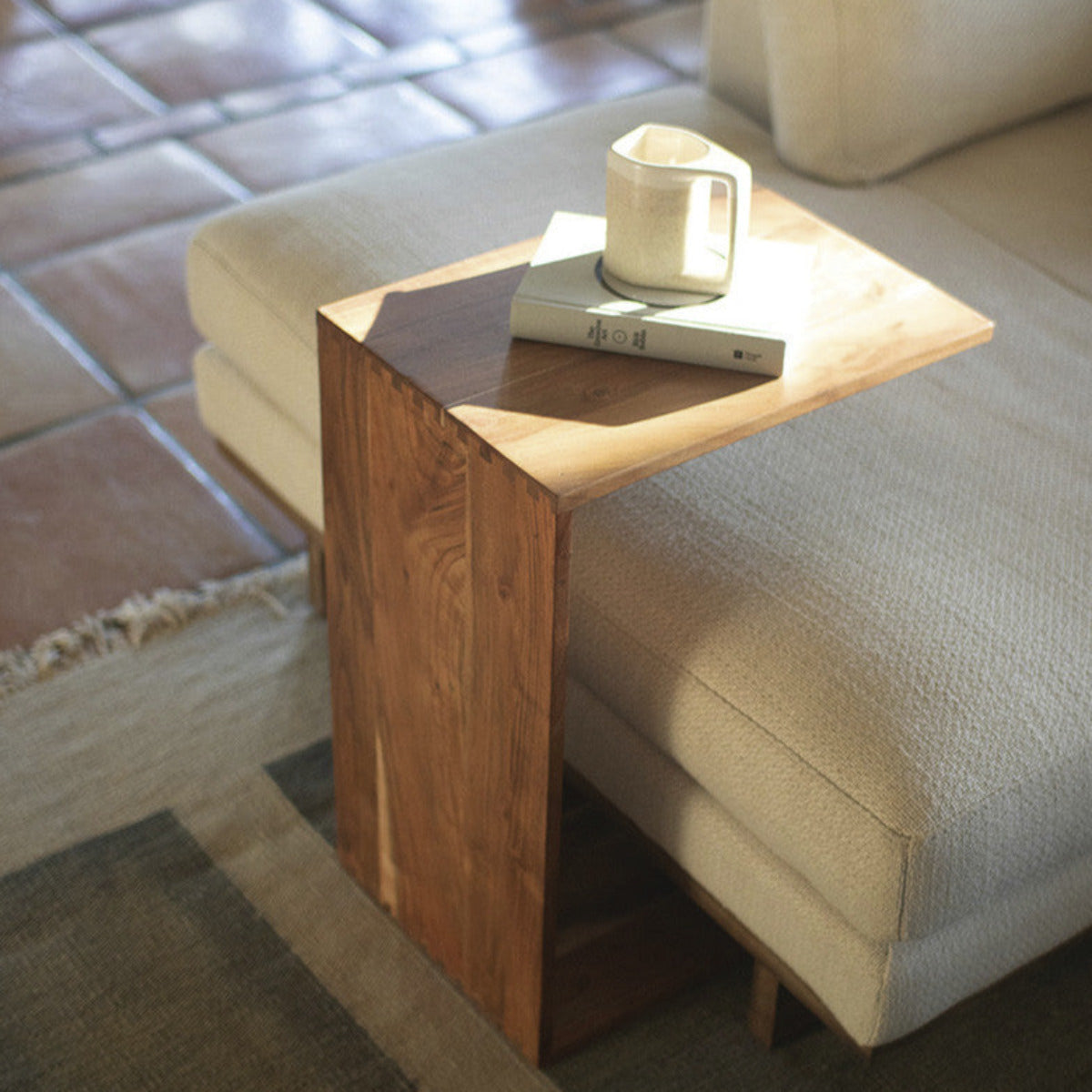 Acacia Wood Accent Table