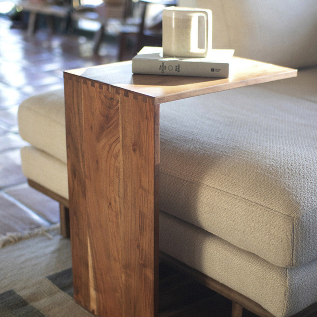 Acacia Wood Accent Table