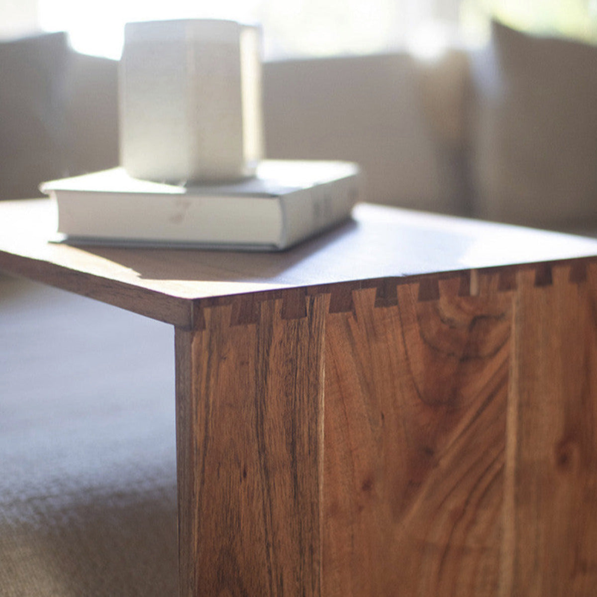 Acacia Wood Accent Table