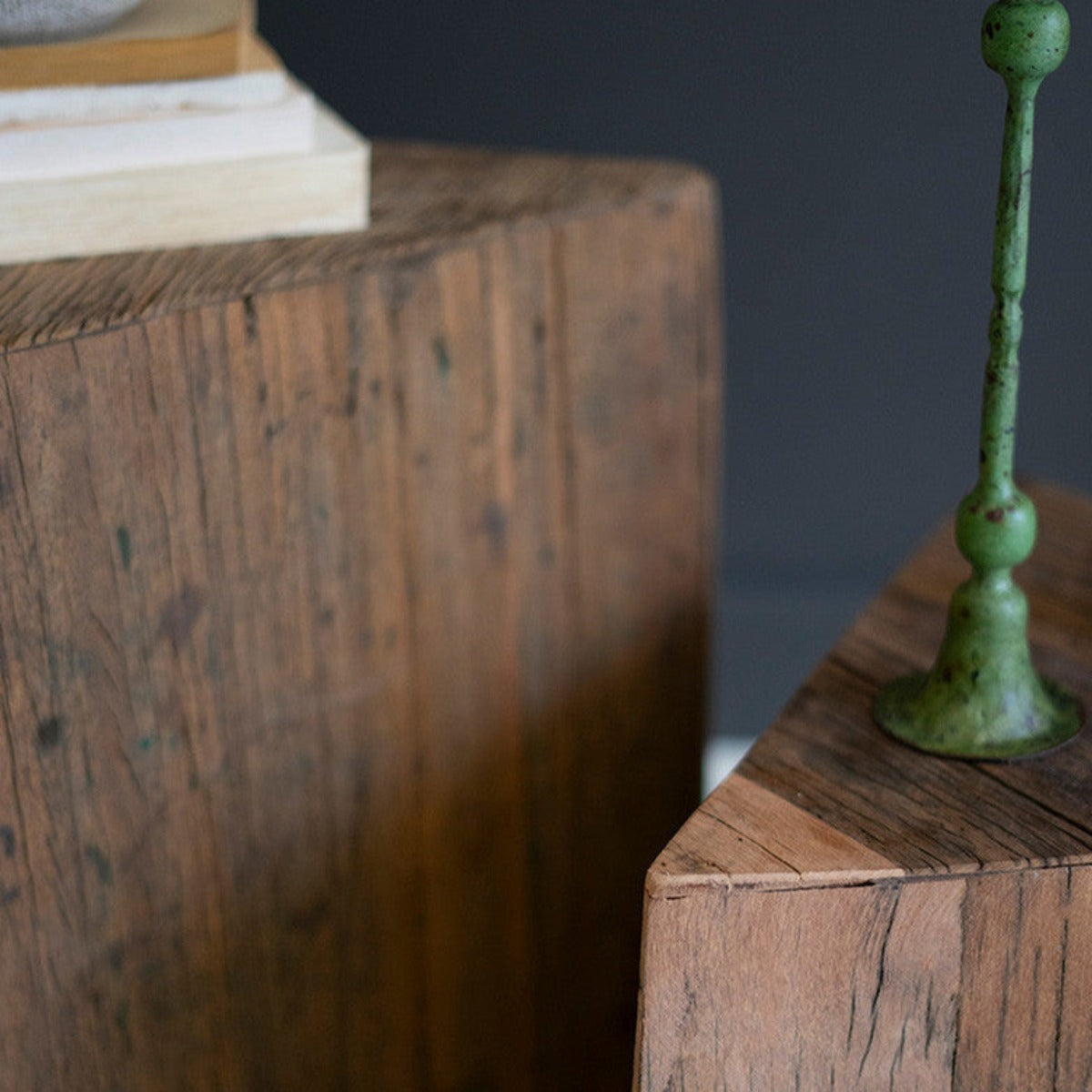Rustic Timber Triad Tables