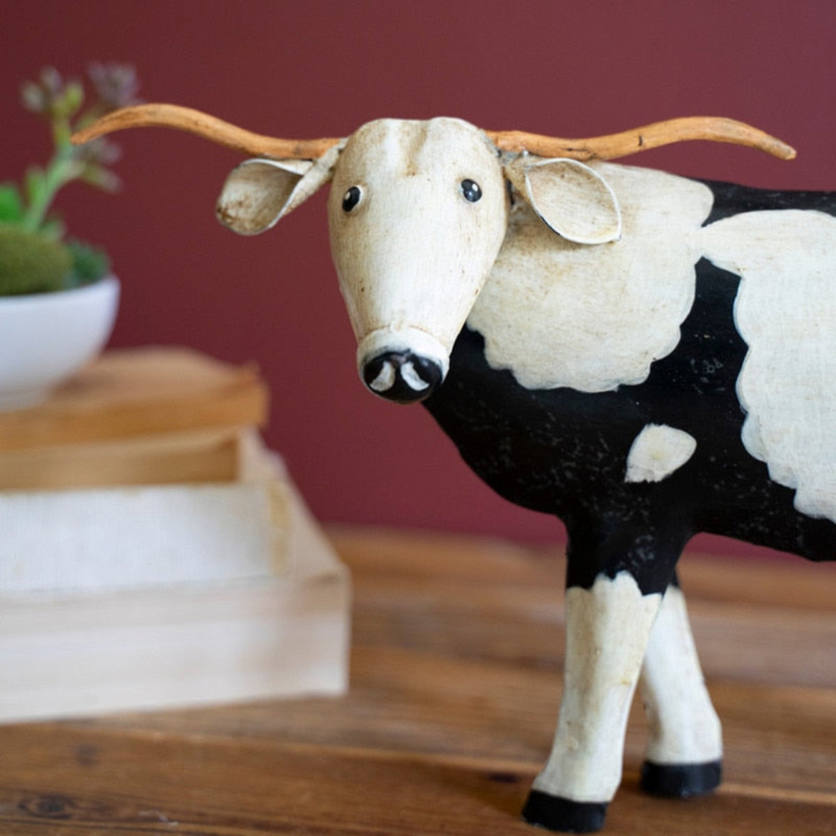 Moo-dy Maverick Steer Decor