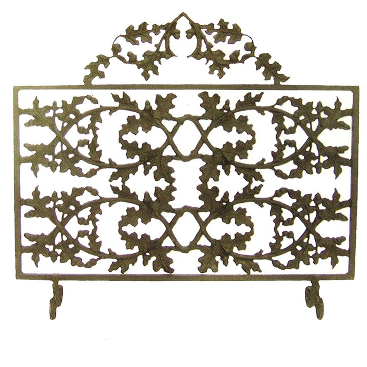 Oak French Fireplace Screen