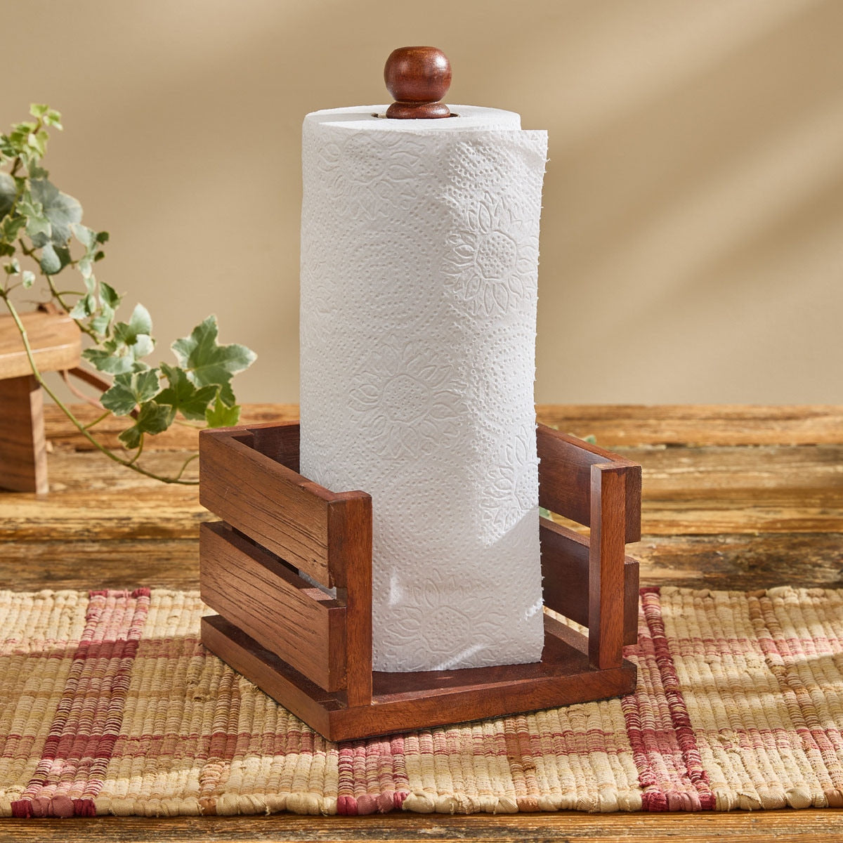 Abbey Crate Paper Towel Holder