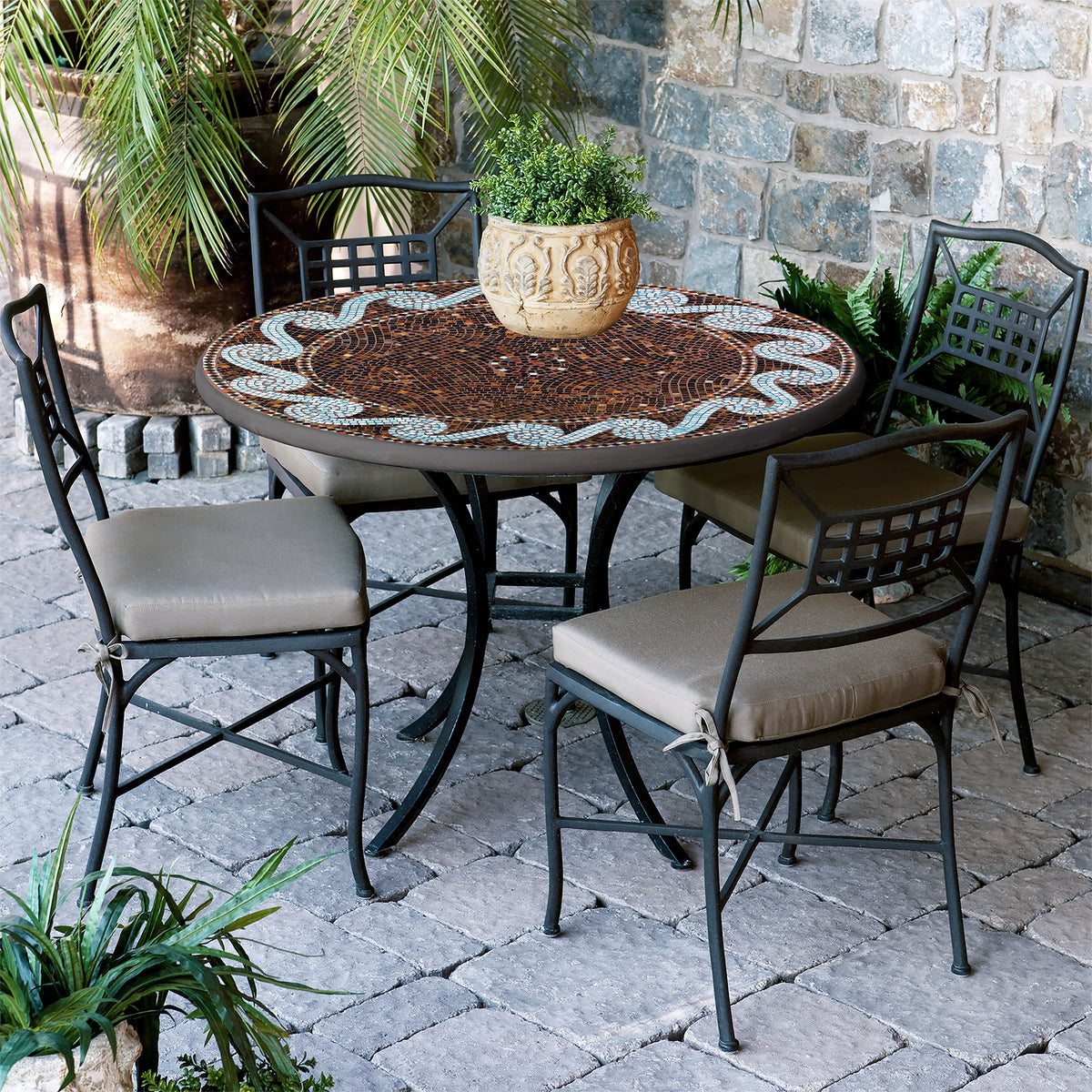 Oasis Mosaic Patio Set