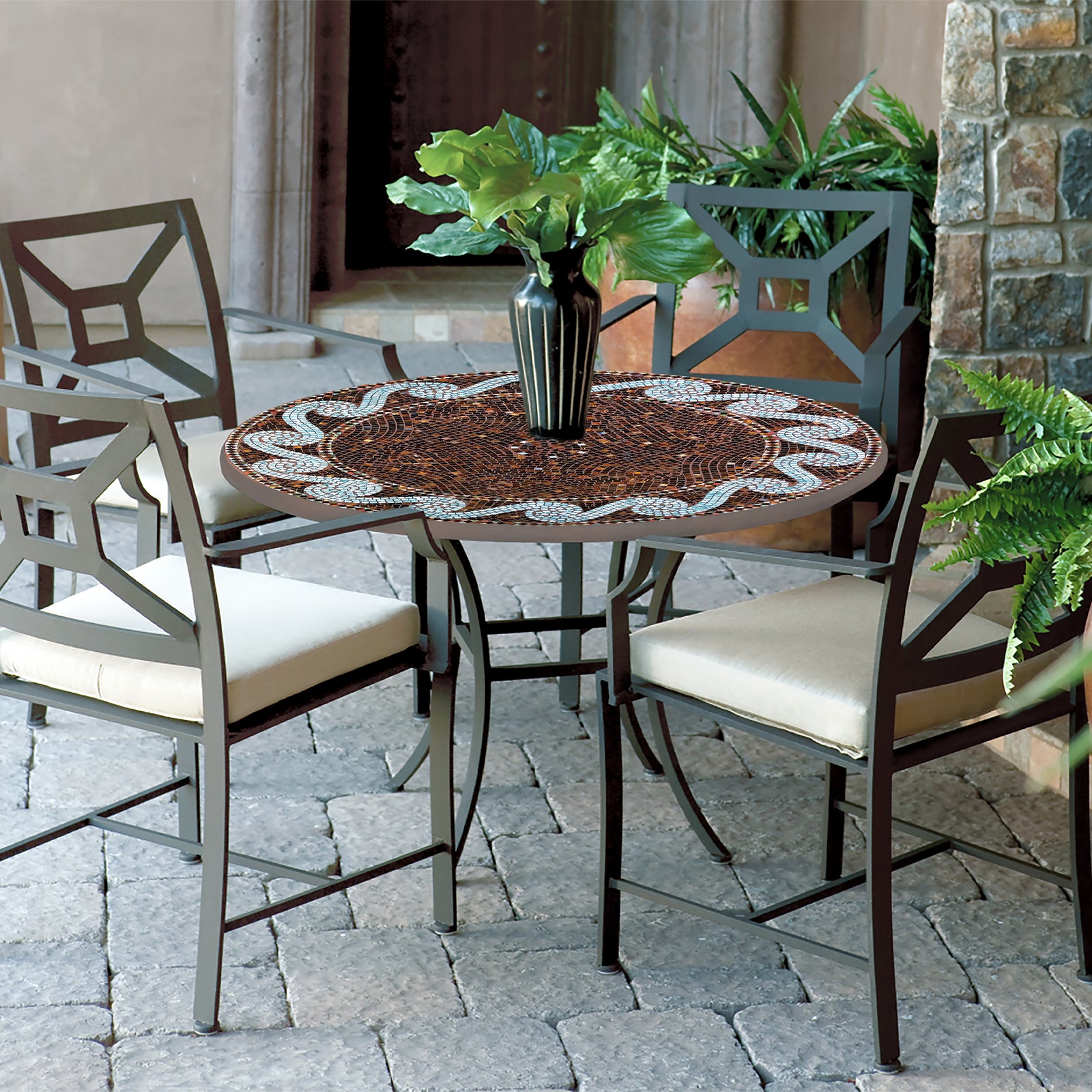 Oasis Mosaic Patio Set