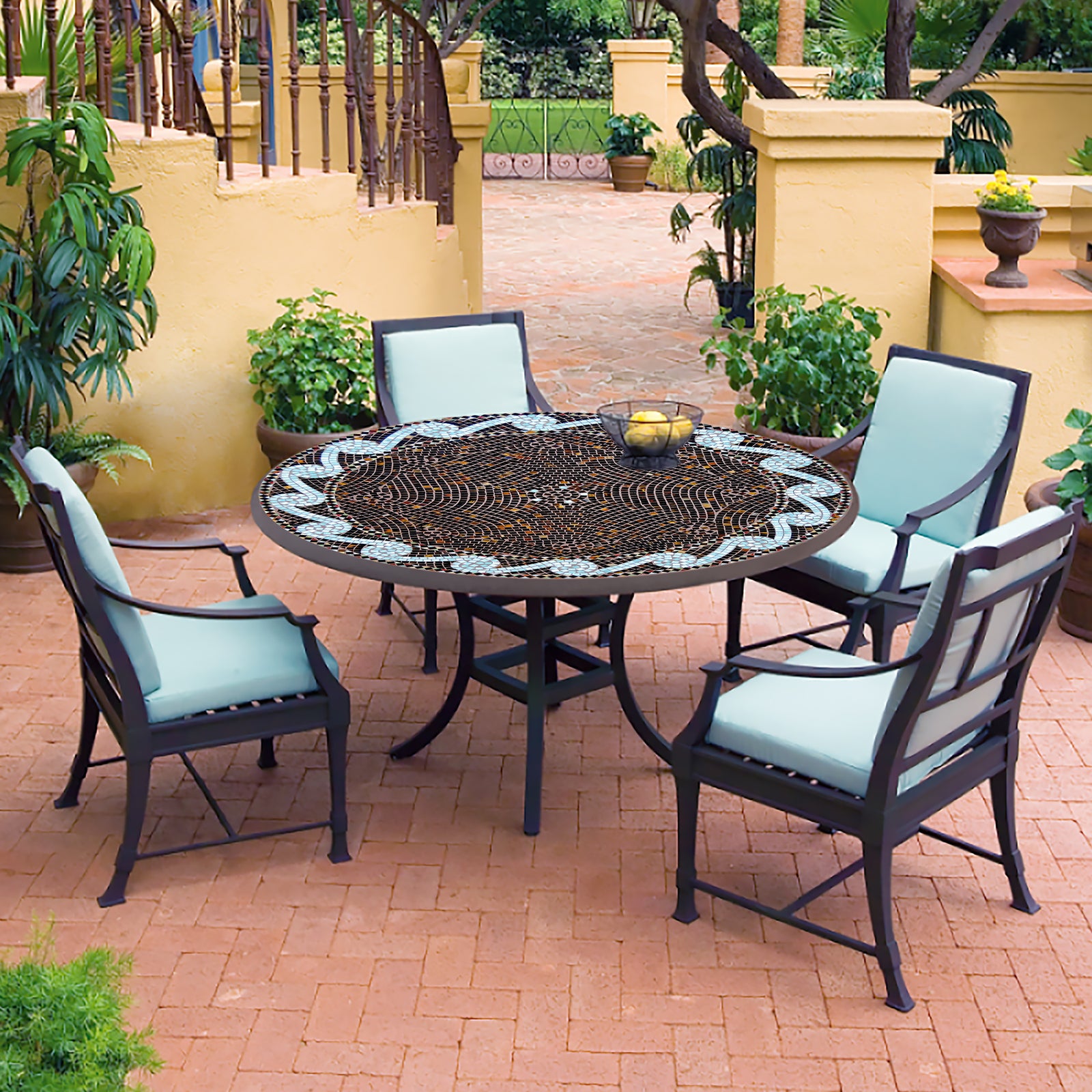 Oasis 48", 54" or 60" Mosaic Patio Table