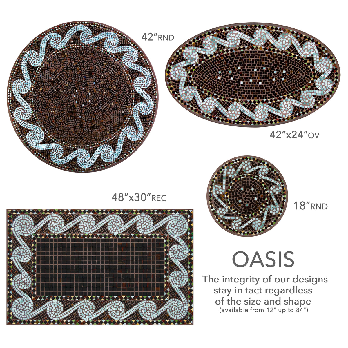 Oasis Mosaic Plant Stands