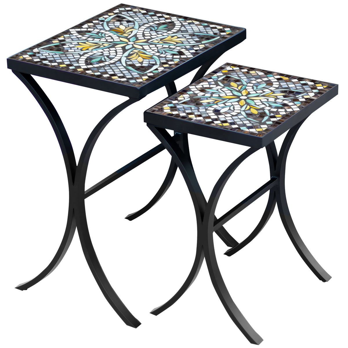 Ojai Valley Mosaic Nesting Tables