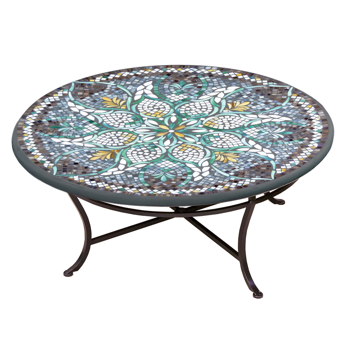 Ojai Valley Mosaic Coffee Table - Round