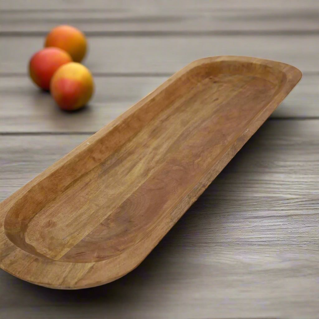 Oversized Mango Wood Serving Bowl