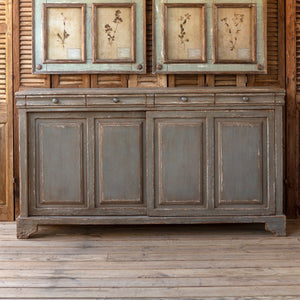 Heirloom Grey Painted Buffet Cabinet