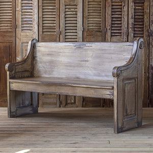 Old Pine Chapel Bench