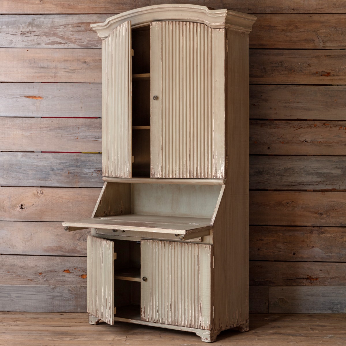 Savannah Reeded Secretary Cabinet