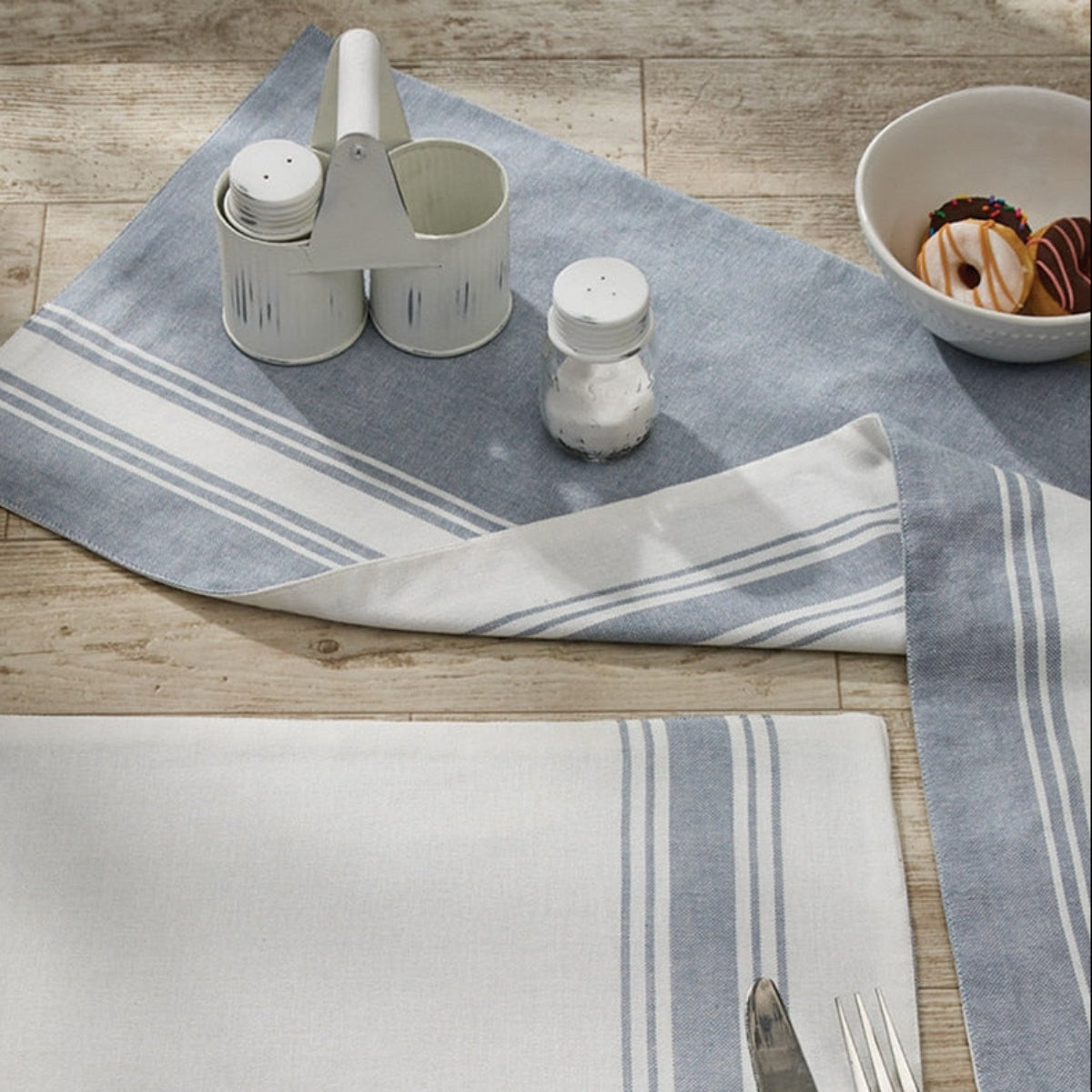 Provence Reversible Stripe Table Runner