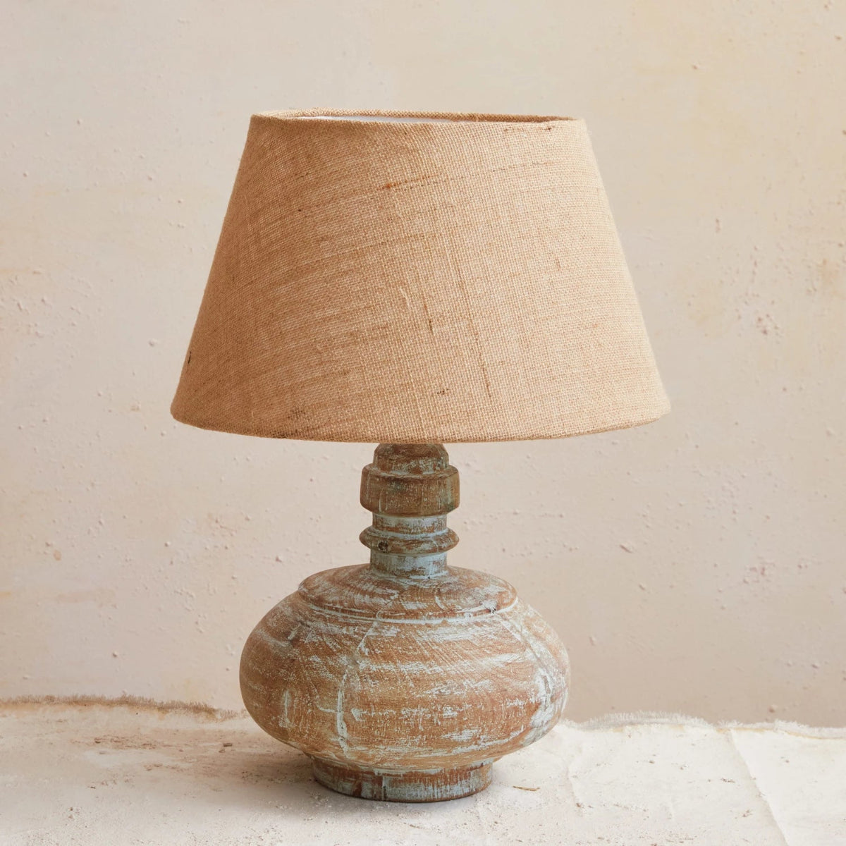 Rustic Glow Table Lamp