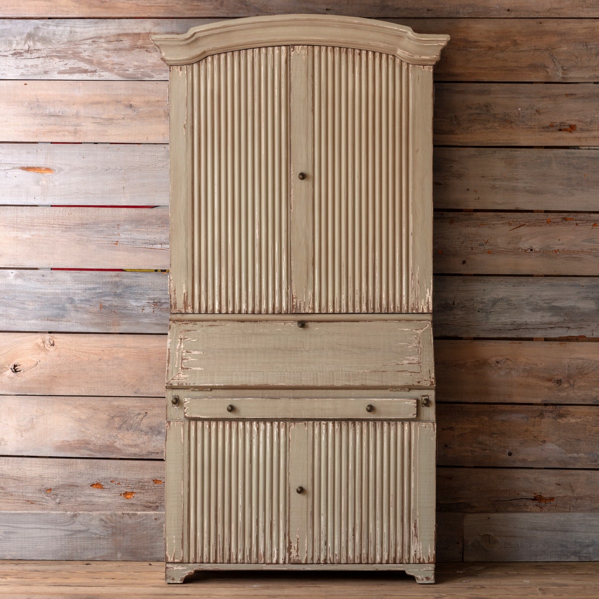 Savannah Reeded Secretary Cabinet