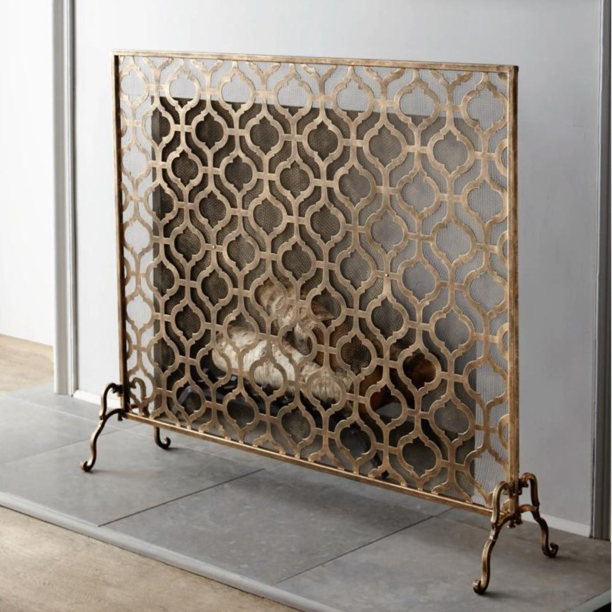 Savoy Gold Arabesque Hearth Screen