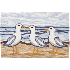 Seaside Watch Hooked Rug