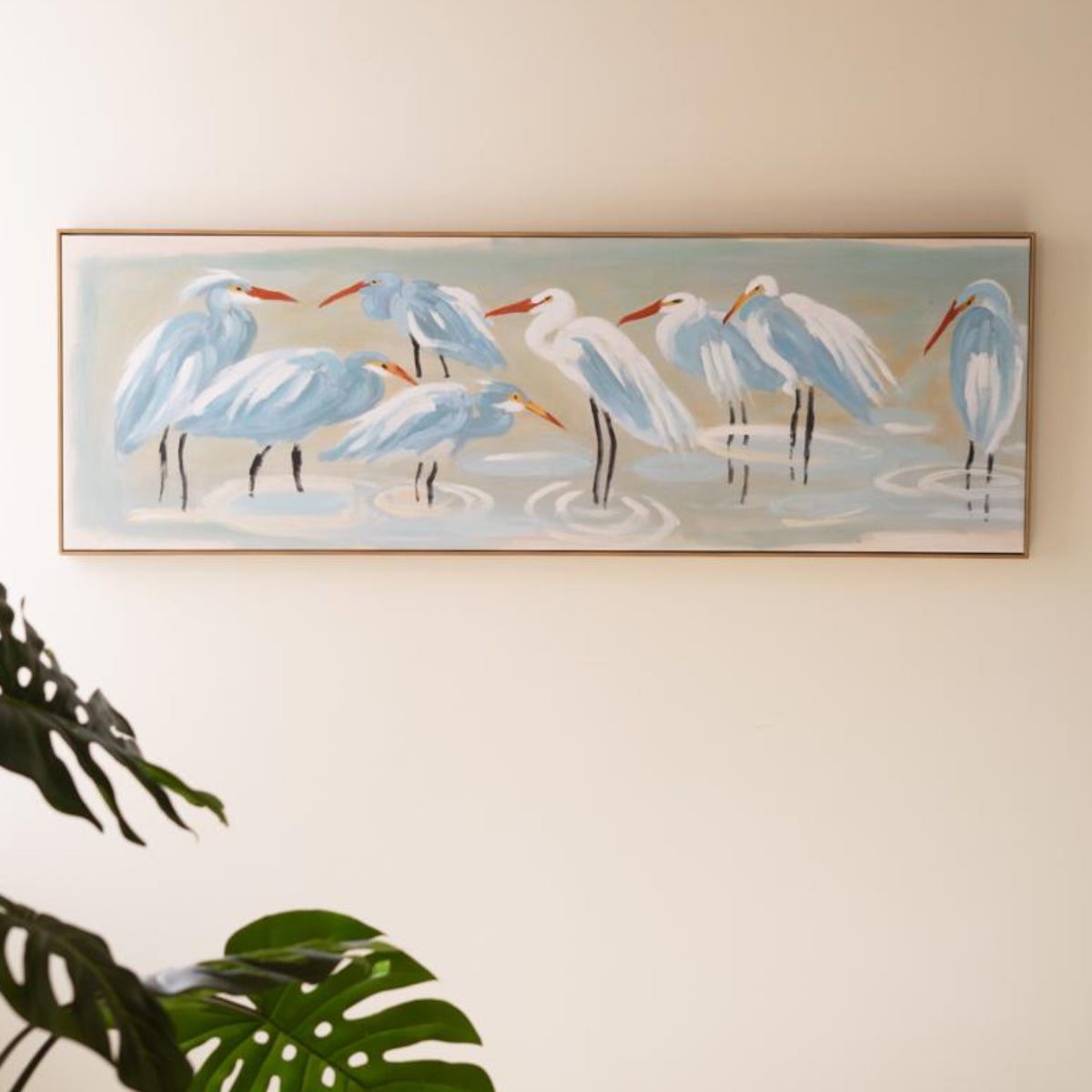 Shoreline Egrets Wall Art