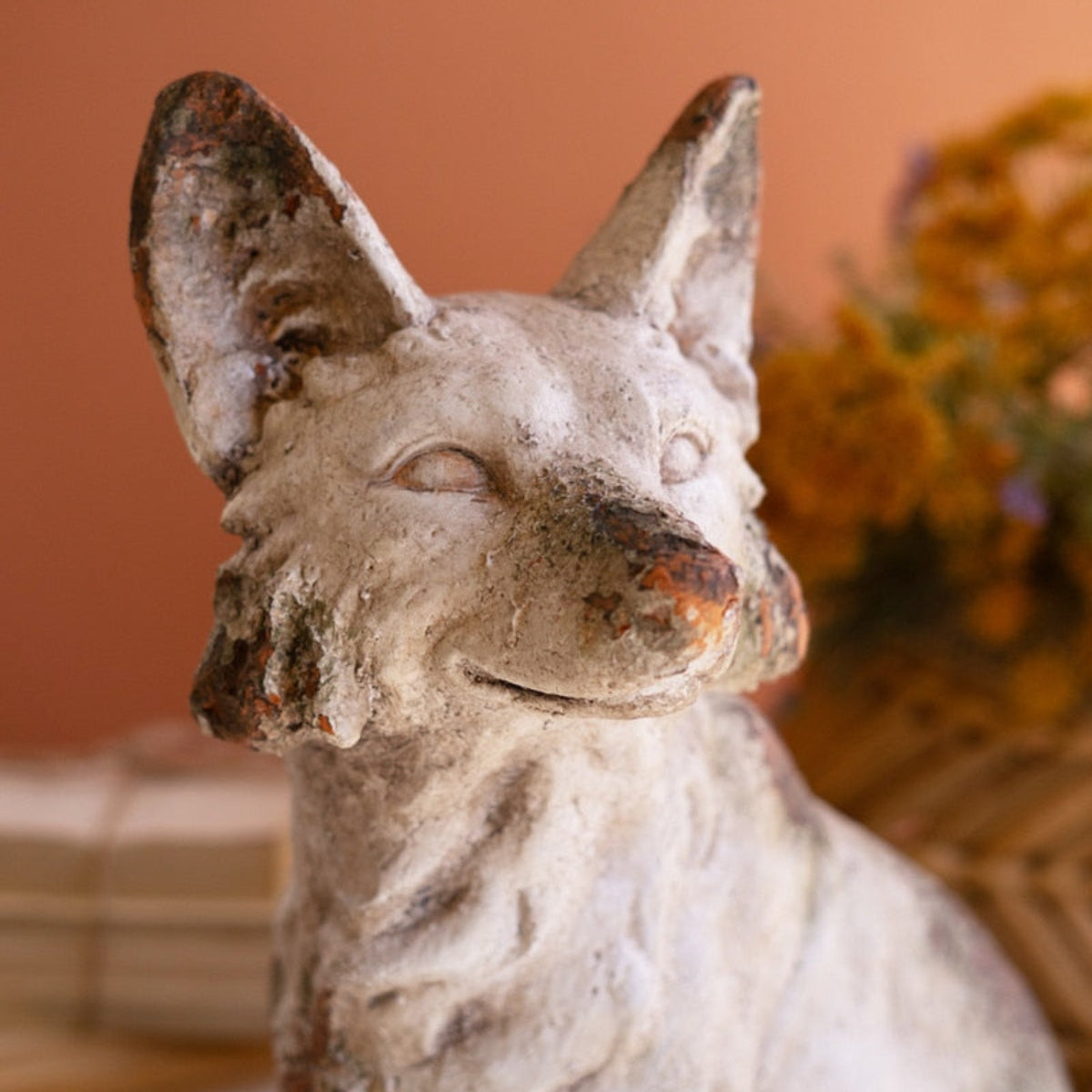 Sitting Fox Sculpture