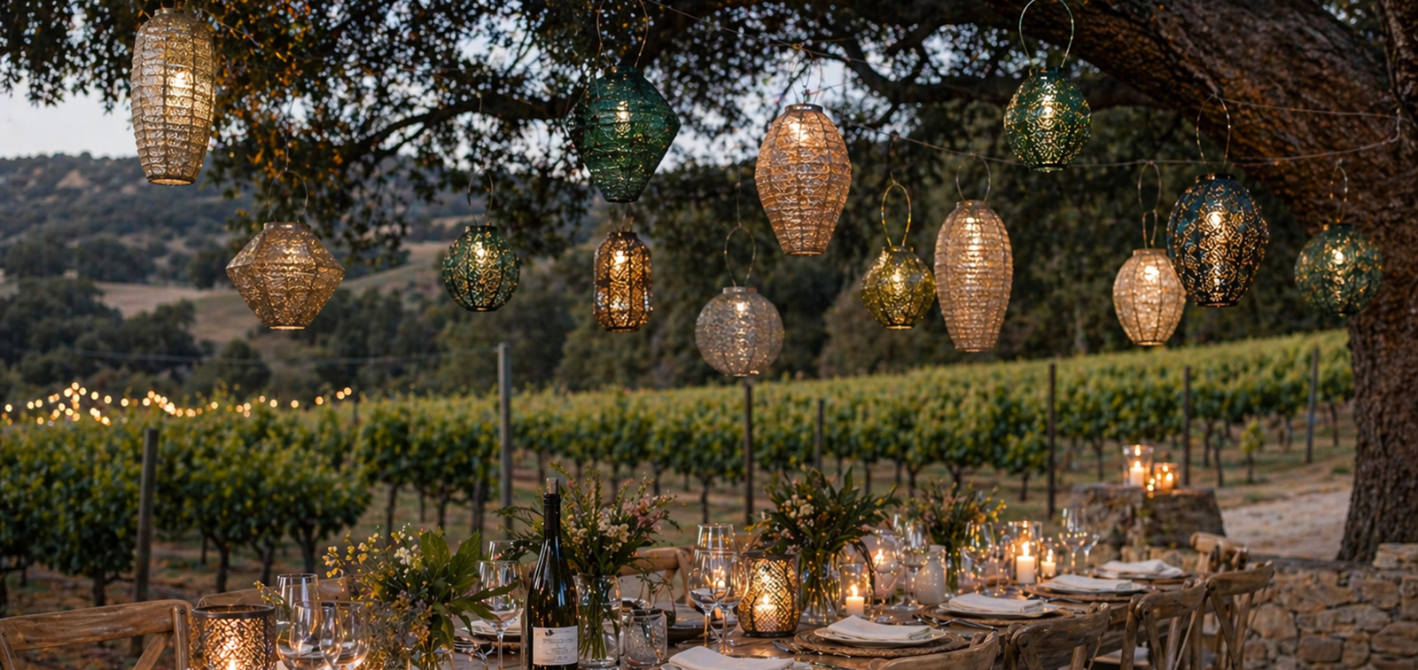 Decorative lanterns and distinctive home accents